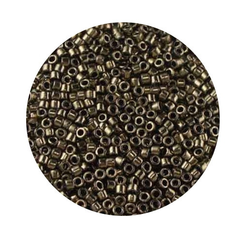 Miyuki Delicas, 11/0 (2,0mm), 5gr. Dose,dark bronze